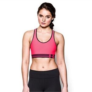 Under Armour Pink HeatGear Alpha Active Sports Bra